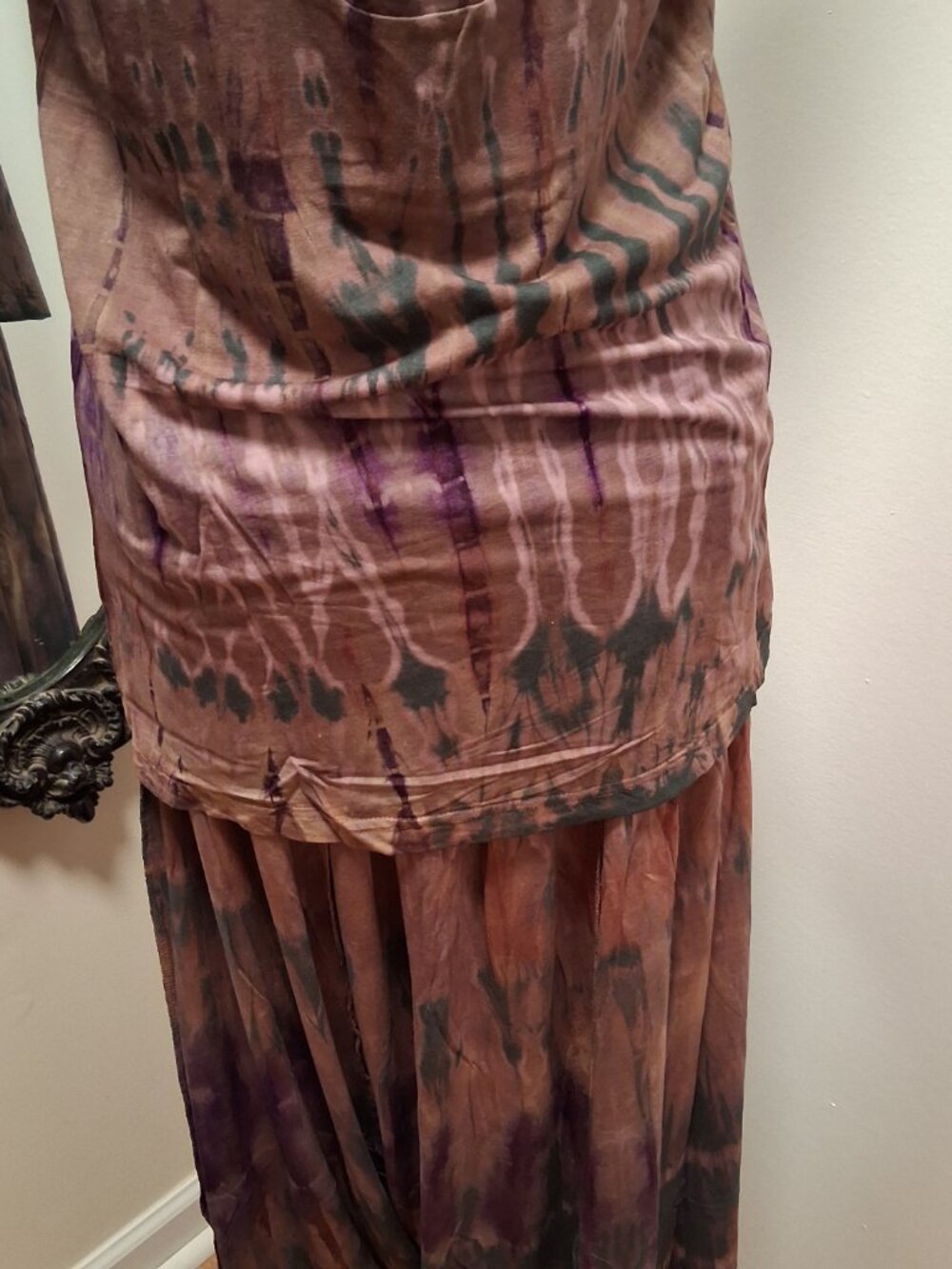 Jaded Gypsy Tie Dye Boho Skirt & Tank Top Set sz Lg/XL NWT  /B3 - Picture 7 of 11
